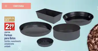 ALDI CROFTON Formas para Bolos promoção