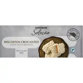 Continente Biscoitos Crocantes Chocolate Branco promoção