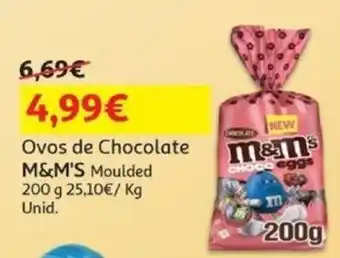 Auchan Ovos de Chocolate M&M'S Moulded 200g promoção