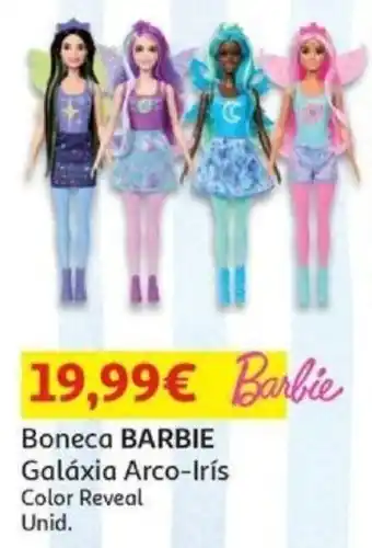 Auchan Boneca BARBIE Galáxia Arco-Irís Color Reveal Unid. promoção