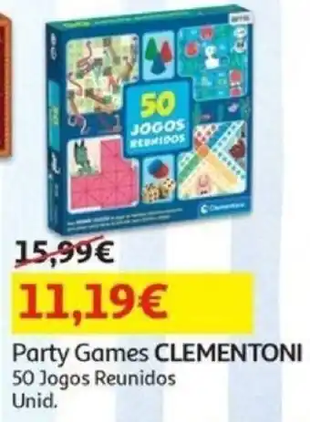 Auchan Party Games CLEMENTONI 50 Jogos Reunidos promoção