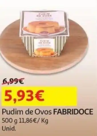 Auchan Pudim de Ovos FABRIDOCE 500 g promoção