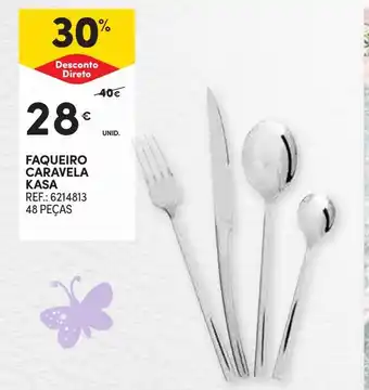 Continente FAQUEIRO CARAVELA KASA REF.: 6214813 48 PEÇAS promoção