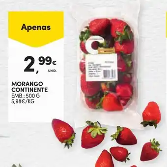 Continente MORANGO CONTINENTE EMB.: 500 G promoção