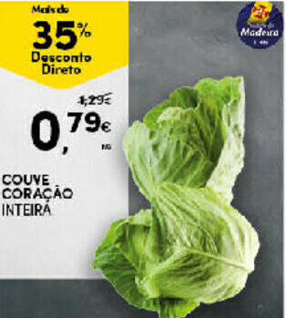 Continente Couve Coração promoção