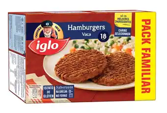 Makro IGLO Hamburguer Vaca Sem Gluten 18X80 G promoção