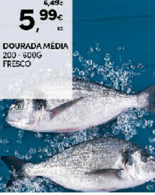 Continente Dourada Média 200-600g promoção