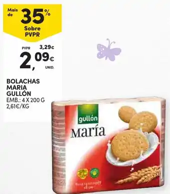 Continente BOLACHAS MARIA GULLÓN emb: 4x200g promoção