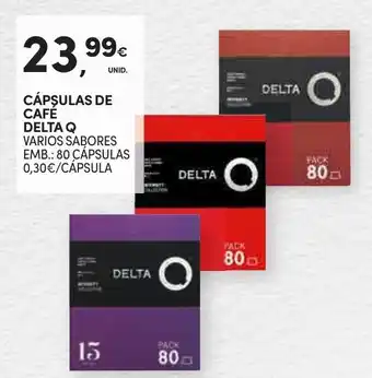 Continente CÁPSULAS DE CAFÉ DELTA Q promoção