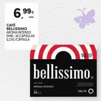 Continente CAFÉ BELLISSIMO AROMA INTENSO EMB.: 30 CAPSULAS promoção