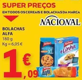 E.Leclerc BOLACHAS ALFA 180g promoção