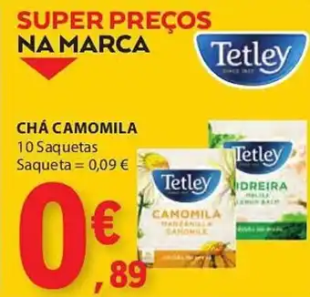E.Leclerc CHÁ CAMOMILA 10 Saquetas promoção