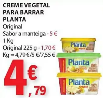 E.Leclerc CREME VEGETAL PARA BARRAR PLANTA promoção