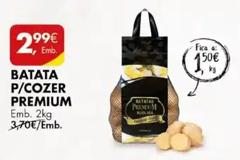 Pingo Doce BATATA P/COZER PREMIUM Emb. 2kg promoção
