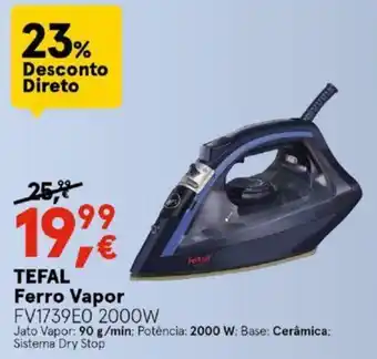 Worten Tefal Ferro Vapor 2000W promoção