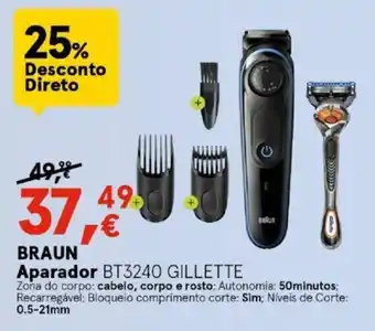 Worten Braun Aparador Gillette promoção