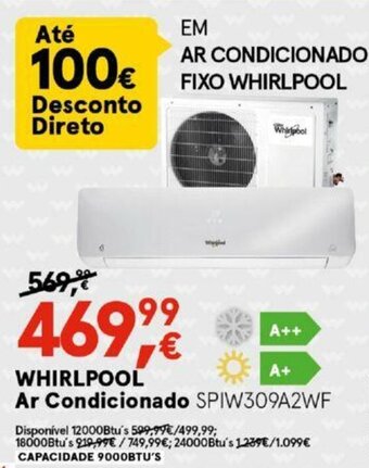 Worten Whirlpool Ar Condicionado promoção