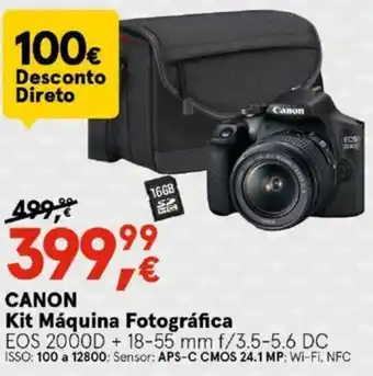 Worten Canon Kit Máquina Fotográfica promoção