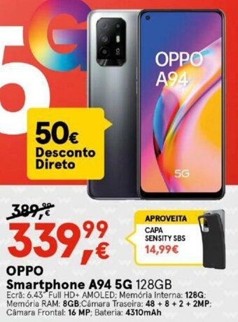 Worten OPPO Smartphone A94 5G 128GB promoção