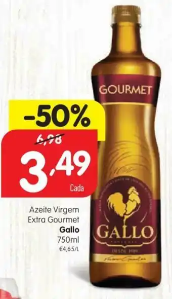 Minipreço Azeite Virgem Extra Gourmet Gallo 75cl promoção
