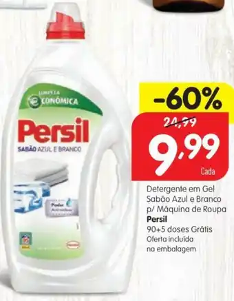 Minipreço Detergente em Gel Sabão Azul e Branco p/Máquina de Roupa Persil promoção