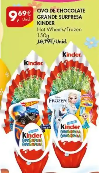 Pingo Doce OVO DE CHOCOLATE GRANDE SURPRESA KINDER 150g promoção