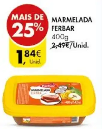 Pingo Doce MARMELADA FERBAR 400g promoção