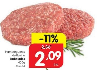 Minipreço Hambúrgueres de Bovino Embalados 400g promoção