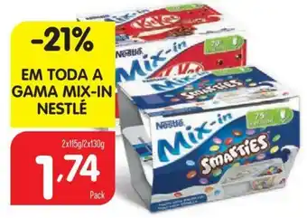 Gama Mix-In Nestlé 2x115g/ 2x130g