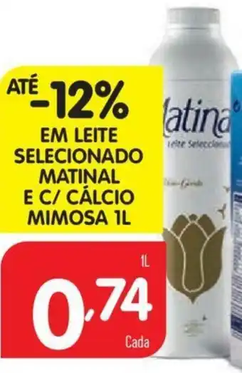 Minipreço Matinal e c/ Cálcio Mimosa 1L promoção