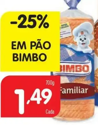 Minipreço Pão Bimbo 700g promoção