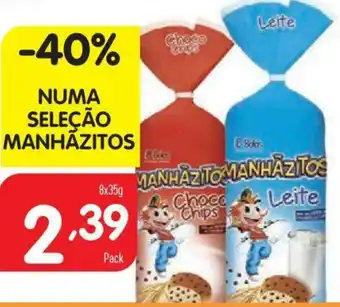 Minipreço Manhãzitos Choco Chips/Leite 8x35g promoção