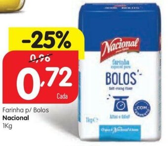 Farinha p/Bolos Nacional 1kg