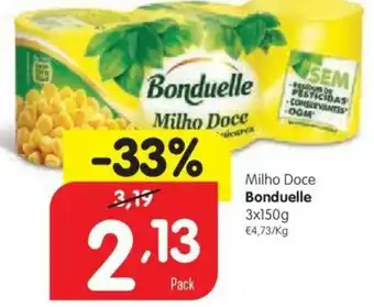 Minipreço Milho Doce Bonduelle 3x150g promoção
