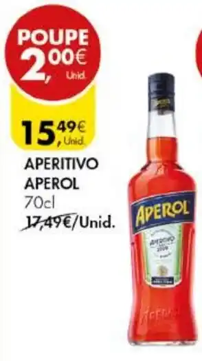 Pingo Doce APERITIVO APEROL 70cl promoção