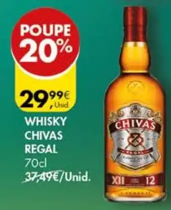 Pingo Doce WHISKY CHIVAS REGAL 70cl promoção