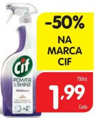 Minipreço Cif Power & Shine 750ml promoção