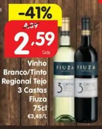 Vinho / Tinto Regional Tejo 3 Castas Fiuza 75cl