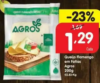 Queijo Flamengo em Fatias Agros 200g