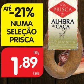 Minipreço Prisca Alhera de Caça 180g promoção