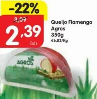 Minipreço Queijo Flamengo Agros 350g promoção