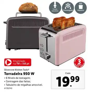 Lidl Torradeira 960W promoção