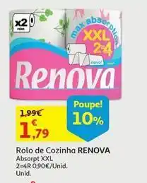 Auchan Renova - rolo de cozinha promoção