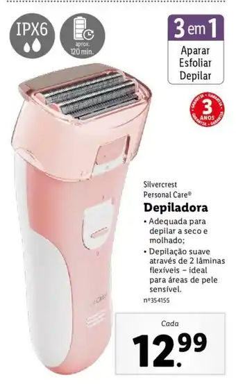Lidl Depiladora promoção