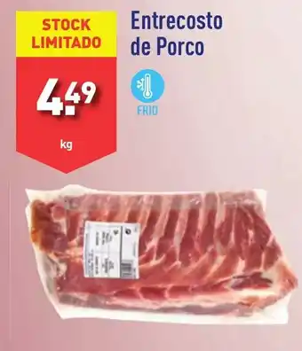ALDI Entrecosto de porco kg promoção