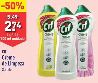 ALDI CIF Creme de Limpeza 700ml promoção