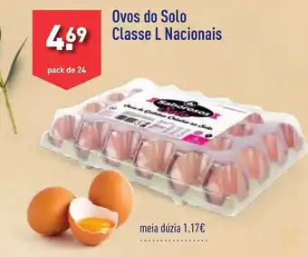 ALDI Ovos do Solo Classe L Nacionais pack de 24 promoção