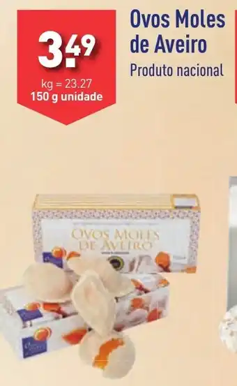 ALDI Ovos Moles de Aveiro 150g promoção