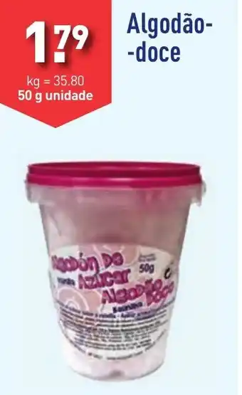 ALDI Algodão doce 50 g unidade promoção