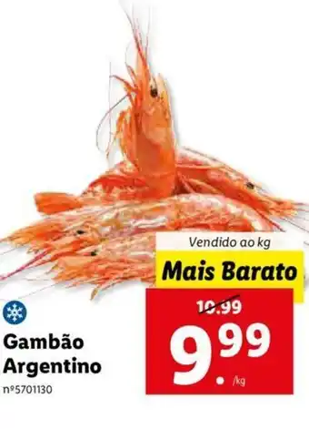 Lidl Gambão Argentine promoção